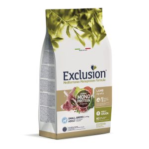 Exclusion Chien adulte Petit agneau 2kg MEDITERRANEO Monoprotéine sèche
