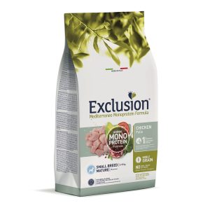 Exclusion Chien Mature Small Poulet 500g MEDITERRANEO Monoprotéine sec