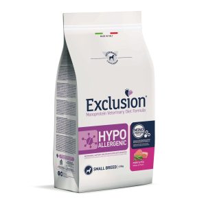 Exclusion Dog VET Adulte Petit Porc 2kg MONOPROTÉINE HYPOALLERGÈNE Porc&Pois DRY