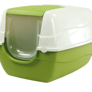swisspet Caisse à chats Jumboletto 70x56x46cm vert clair, incl.pelle+filtre
