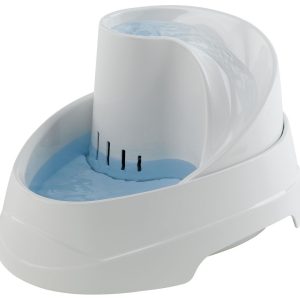 Fontaine à eau Vega, 2l/12V, 250l/h débit réglable, pour chiens et chats