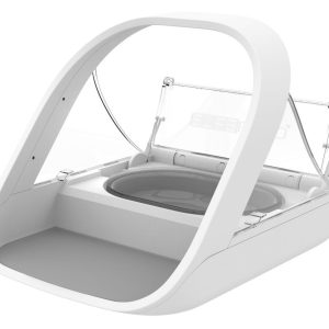 SureFeed distributeur nourriture av.micr chip, bac et tapis gris chien/chat