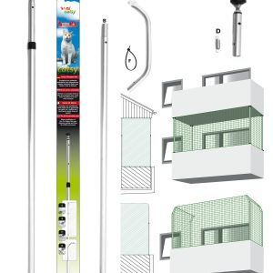 swisspet Catsy Set de barreaux complet hauteur maximale env. 2.65m