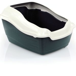 swisspet Caisse à chats Levento grise foncée, 40x50x28.5cm