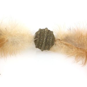 swisspetJouet Catnip-Balle av.plume D=3cm/L=28cm