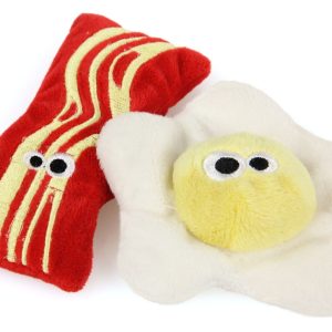 swisspet Set d.jouets lardon&oeuf/Catnip H=8 & 11cm
