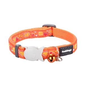 RedDingo Cat Collier Design orange XS Breezy Love orange 12mm x 20-32cm