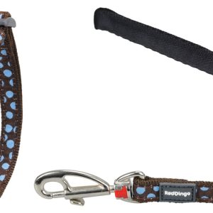 RD Cat Harnais&laisse Blue Spots brun XS 12 Col 21-35cm corps 27-48cm laisse 1.2m