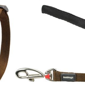 RD Cat Harnais&laisse Classic brun XS 12 Col 21-35cm corps 27-48cm laisse 1.2m