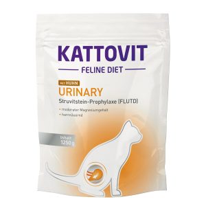 Kattovit Urinary Poulet 1.25kg F.Diète aliment sec p.chats / calculs urinaires