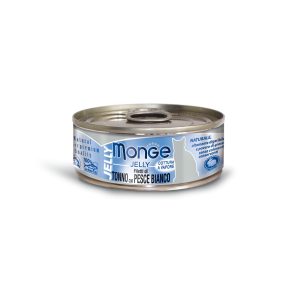 Monge Jelly Cat Ad. Tuna&Sea bream 80g aliment hum. complémentaire,thon&daurade
