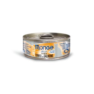 Monge Jelly Cat Ad. Tuna&Salmon 80g aliment hum. complémentaire,thon&saumon