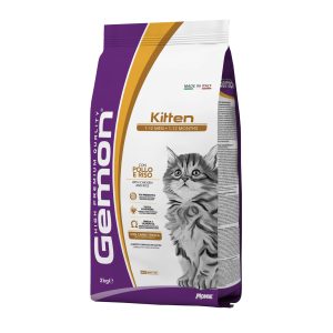 Gemon Cat Kitten Chicken 2kg Aliment Sec- au poulet- chatons