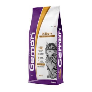 Gemon Cat Kitten Chicken 7kg Aliment Sec- au poulet- chatons