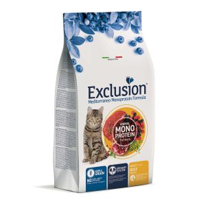 Exclusion Cat Adult B¿uf 1,5kg MEDITERRANEO Monoprotéine SÈCHE