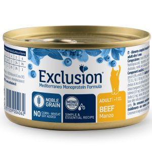 Exclusion Cat Adult b¿uf 85g MEDITERRANEO Monoprotein WET - humide