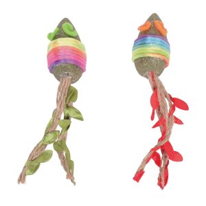 M-Pets Jouet pour chat Souris 13 x 3 x 2,5 cm