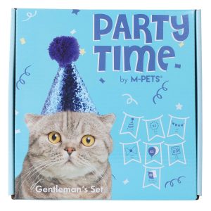 M-Pets Coffret Gentleman 7 pièces, bleu, 20 x 20 x 7 cm